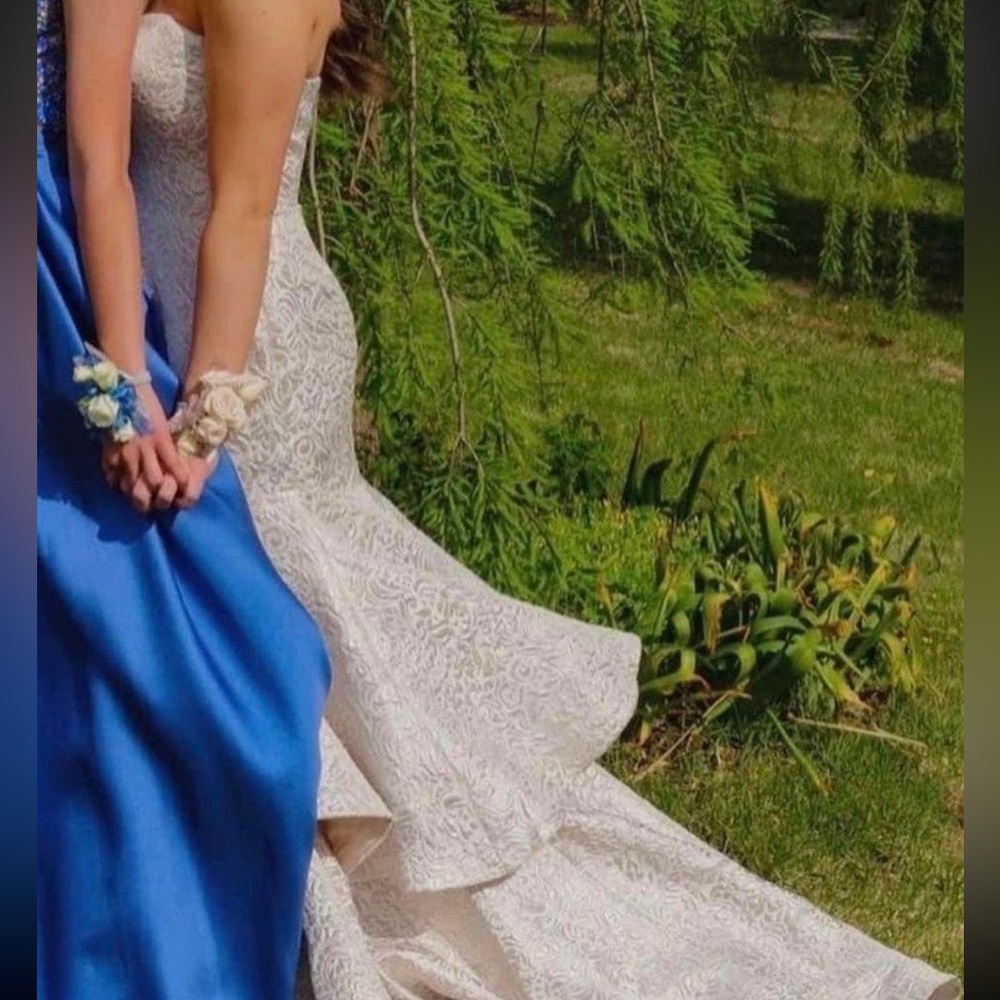 Rose gold formal dress